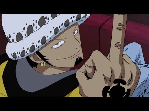 One Piece Uncensored (Law flips off Kid - Dub)
