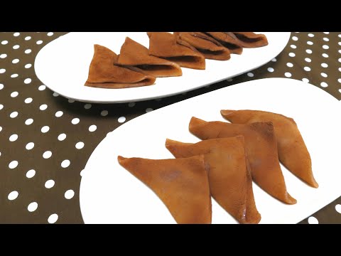 生チョコ八ツ橋 電子レンジ簡単レシピ Wagashi Nama Yatsuhashi Recipe (Chocolate Truffles)【パンダワンタン】