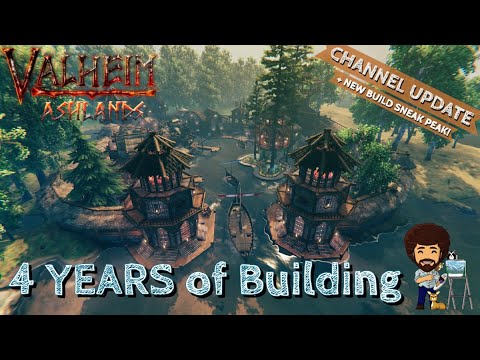 Valheim | 4 YEARS of my Most Beautiful Builds in ONE Video + Channel Update + NEW BUILD ALERT!