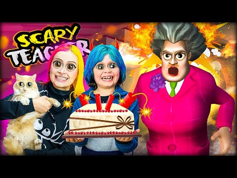 WE SAVED THE MEAN TEACHER'S KITTEN!!! EP 02 - Scary Teacher 3D (Alec GO!)