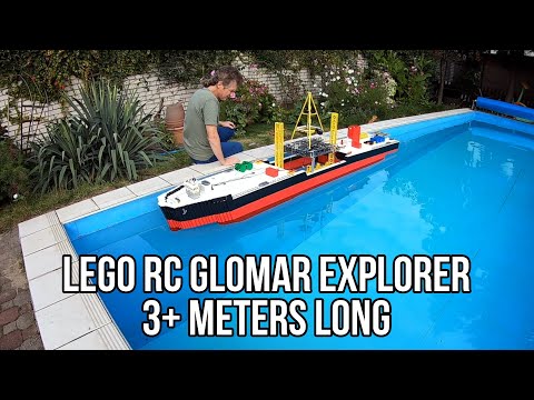 LEGO Glomar Explorer GIANT RC Ship & The Story of Project Azorian