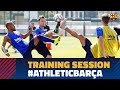 Intense training match ahead of LaLiga debut