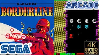 Borderline Arcade ( Sega 1981 ) 4k Gameplay