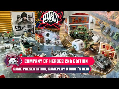 Company of Heroes 2nd Edition - Board Game presentation, gameplay & what's new (4K / 60 FPS)