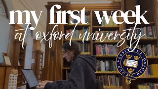 my first week at OXFORD UNIVERSITY 📚| first essay, book haul & matriculation!!!!