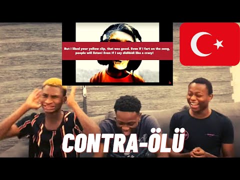 NIGERIANS REACTING TO CONTRA | " Ölü" | Türkçe rap reaksiyon | (Türkçe altyazı)