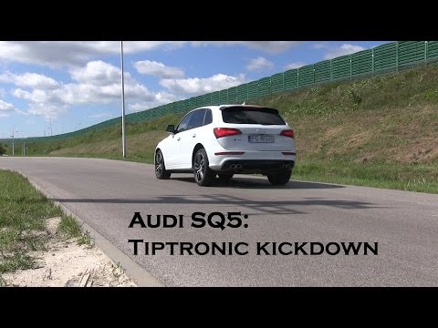 Audi SQ5 plus 3.0 TDI with tiptronic: kickdown and acceleration :: [1001cars]