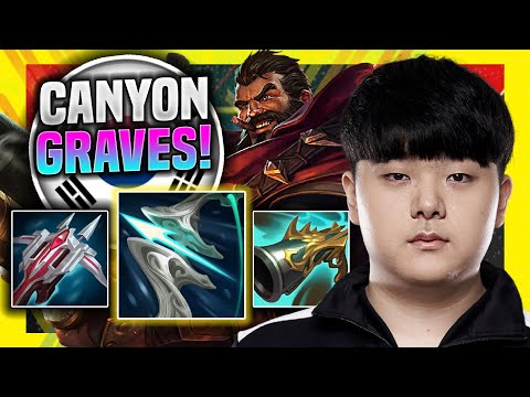 CANYON TRIES GRAVES WITH NEW BUFFS! - DK Canyon Plays Graves Jungle vs Nocturne! | Season 11