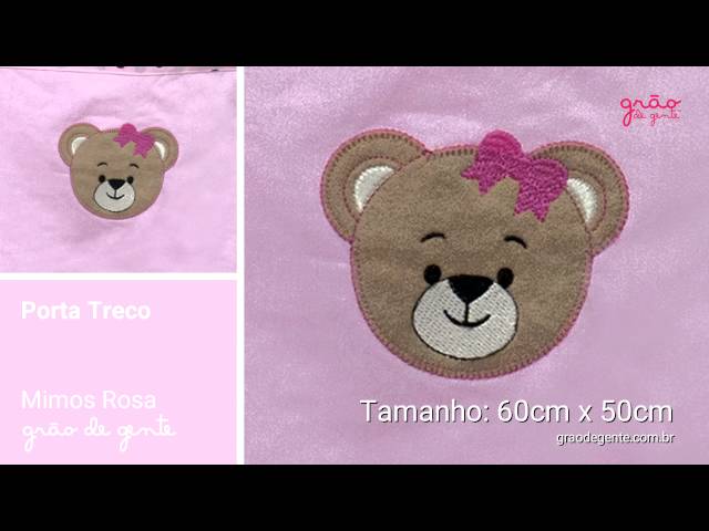 Porta Treco Mimos Rosa | Ref: 54229