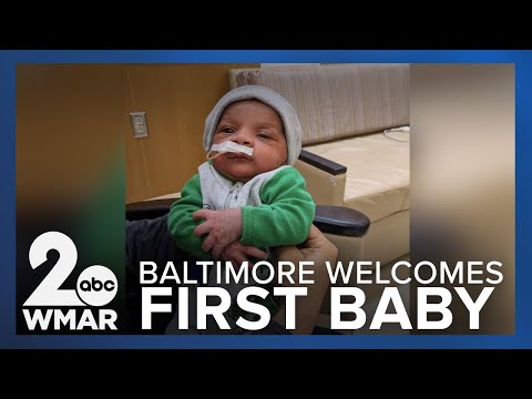 Baltimore welcomes the first baby born in 2023