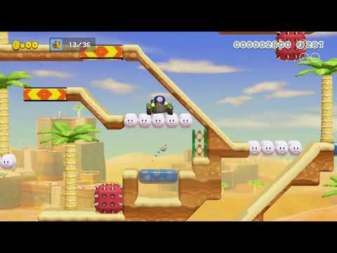 dont move ... automatic level by unäD 3 🍄 Super Mario Maker 2 #akk