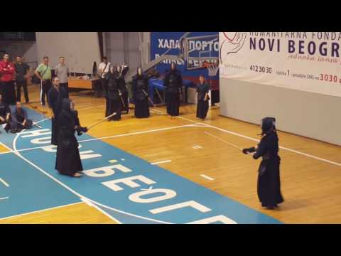 Belgrade Kendo Trophy 2016 Godan exam 502vs504