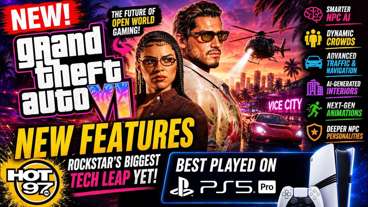GTA 6 EXCLUSIVE DETAILS: Every Building Enterable, AI NPCs, Body Physics & More!