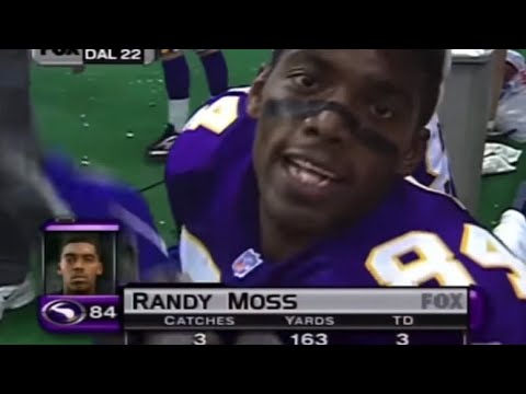 When Randy Moss had the Most iconic Thanksgiving game of all time in 1998 vs cowboys 😳🔥