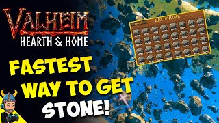 The Fastest Way To Get Stone in Valheim!