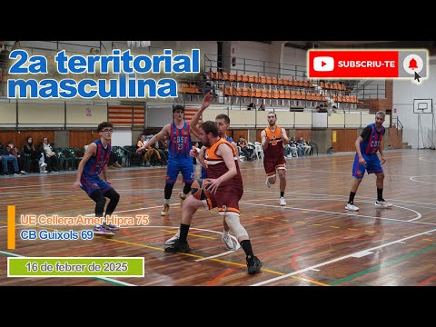 Unió Esportiva Cellera Amer HIPRA 75  -  69 CB Sant Feliu de Guixols