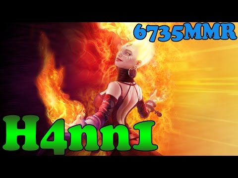 Dota 2 - H4nn1 6735 MMR Plays Lina Vol 1# - Ranked Match Gameplay!