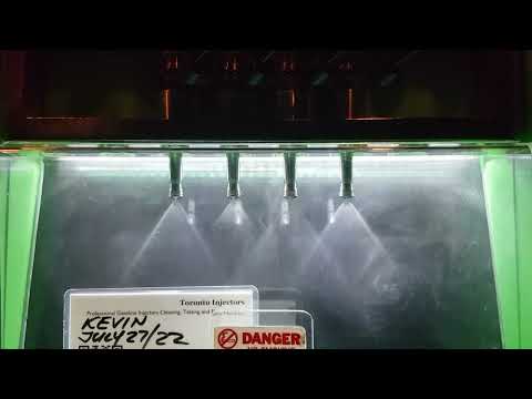 Scion FR-S DI primary injectors spray pattern test @Torontoinjectors