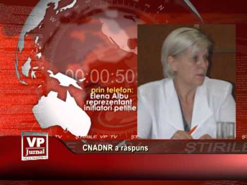 CNADNR a răspuns