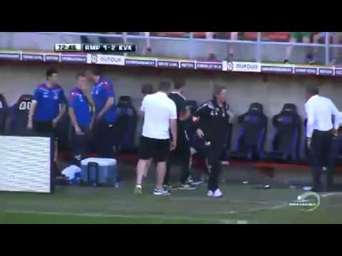 Herve Kage Goal ● RE Mouscron vs KV Kortrijk ● Belgium Jupiler League 07 05 2016