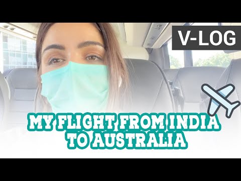 VLOG: My flight from India to Austalia