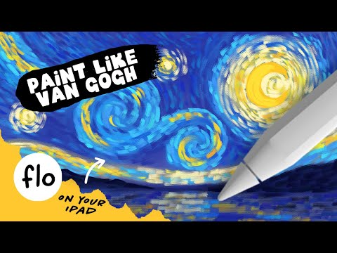 Paint like VAN GOGH on your iPad in PROCREATE