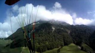 preview picture of video 'Paragliding at the Ebenalp/ Switzerland'