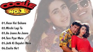 "Coolie No 1"Movie's All Songs/Govinda/Karishma Kapoor/Music by-Anand Milind//HINDISONGS//
