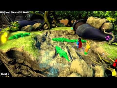 Lego Batman 3 Beyond Gotham: HUB Planet Odym FREE ROAM (All Collectibles) - HTG