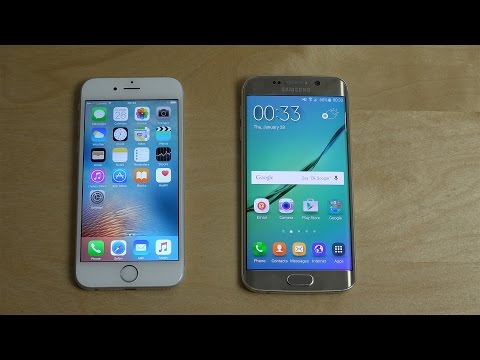 iPhone 6S iOS 9.3 Beta 2 vs. Samsung Galaxy S6 Edge - Speed Test!