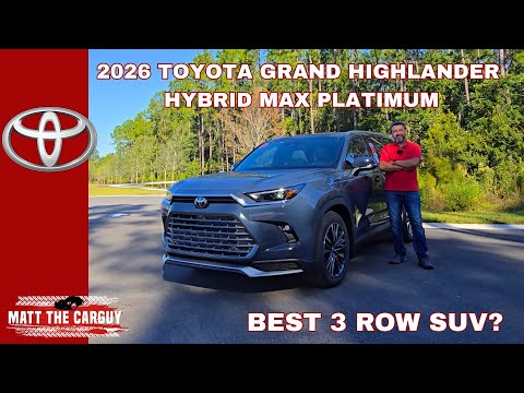 2026 Toyota Grand Highlander Hybrid MAX Platinum AWD | Full Review & Walkaround | Family SUV King!