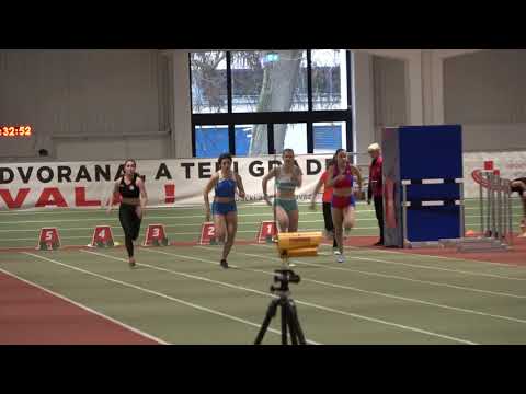 60m [Ž], KVALIFIKACIJE, I., II. i IV. skupina - Pojedinačno PH u dvorani za seniore i seniorke 2019