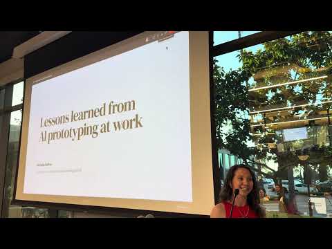 SDXD AI Design Tooling Lightning Talk: Lessons learned from AI prototyping at work