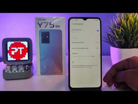 How to enable Eye Comfort mode in Vivo Y75