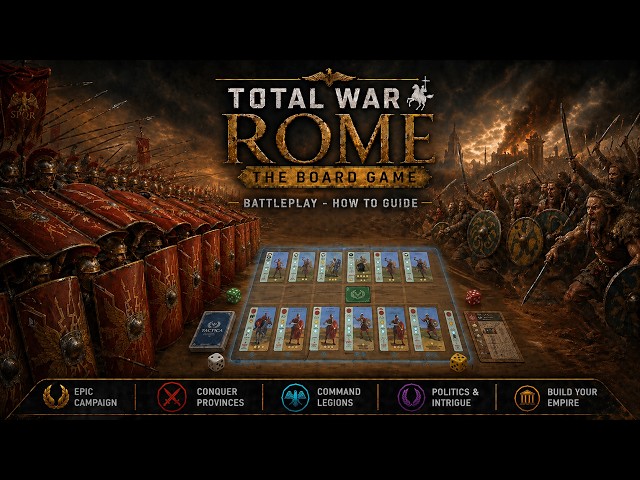 Vídeo relacionado con Plastic Soldier Company | Total War Rome The Board Game | Board Game for 1 to 4 Players Ages 10 and Up | Game in English