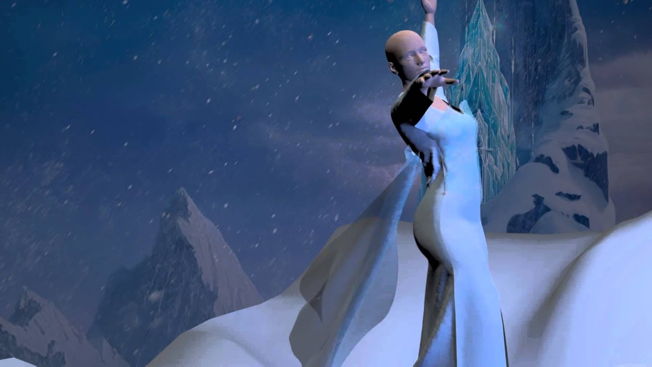 ELSA FROZEN DRESS (3D MAX Cloth, Garment Maker)