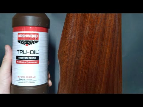 How to finish a gunstock with TRU-OIL! Part 1