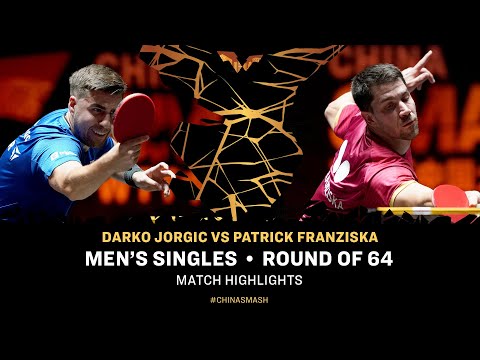 Darko Jorgic vs Patrick Franziska | MS R64 | #ChinaSmash 2025