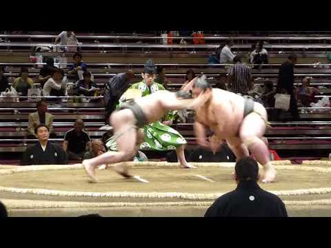 Fukuyama (2-0) - Mitotsukasa (1-1) , Sumo : Natsubasho '18