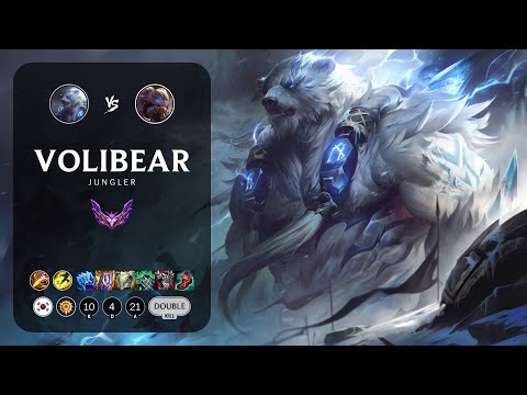 Volibear Jungle vs Poppy - KR Master Patch 13.24