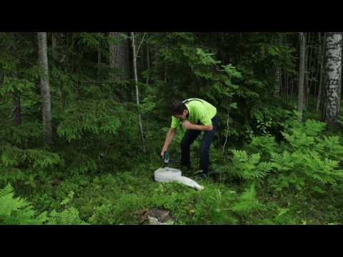 Wind-X Large double winding fire hose (in the forest)