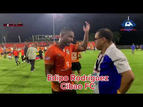 Edipo Rodríguez de Cibao FC habla luego del campeonato obtenido por su equipo.
