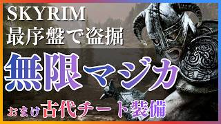 【スカイリム】最序盤でも無限マジカ「アルカナの秘密」と古代のチート装備「アージダル装備一式」を盗掘できるのか？