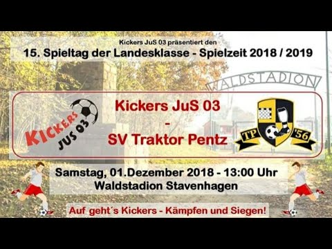 15. Spieltag Landesklasse II // Kickers JuS 03 - SV Traktor Pentz 3:2 ( 2:2)