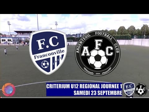SAMEDI 23 SEPTEMBRE U12 REG FC FRANCONVILLE - ARGENTEUIL FC LE MATCH