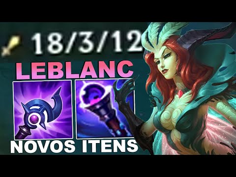 LEBLANC GAMEPLAY COM OS NOVOS ITENS ESTÁ MUITO FORTE - A MELHOR LEBLANC DA MINHA RUA