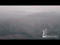 Flying Over Oman Mountain Peaks