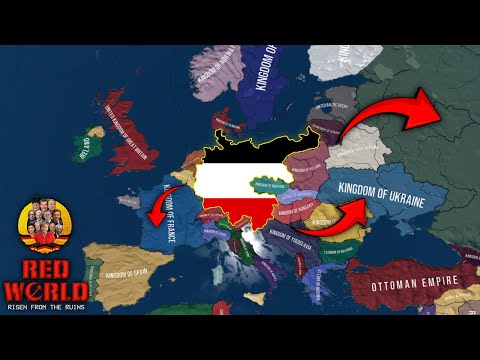 Germany Restores the Kaiserreich and Avenges 1918 - HOI4 Red World Gameplay Timelapse