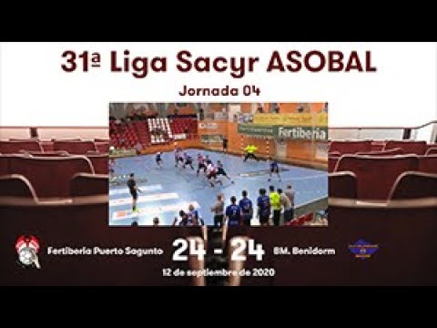 31ª Liga Sacyr ASOBAL J04: Fertiberia Puerto Sagunto - BM. Benidorm 24-24