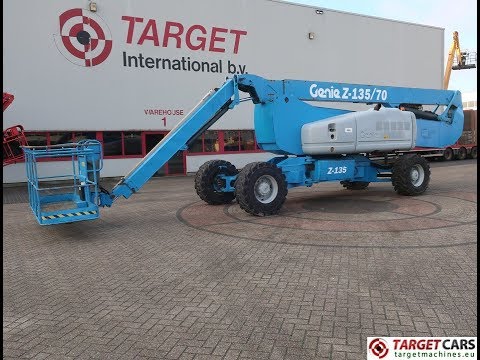 778207 GENIE Z-135/70 ARTICULATED Z135/70 4x4x4 DIESEL BOOM WORK LIFT W/JIB 4315CM 10-05